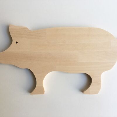 Norbert the pig cutting board - 47 cm