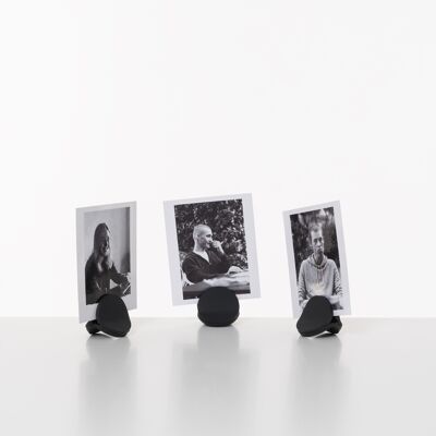 Pinch me - BLACK - set of 3 photo holders