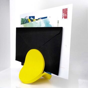 PINCE MI - JAUNE - porte-courrier