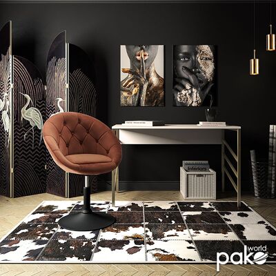 Ivy pakoworld poltrona elevabile con velluto color mela marcia-nero 68x56x82-94cm