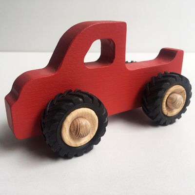 Henry the wooden pick-up - Red
