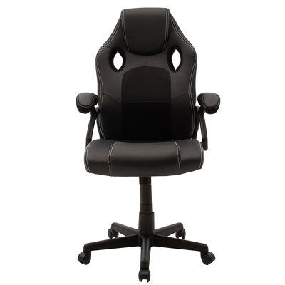 Ernest gaming pakoworld pu-mesh black office chair