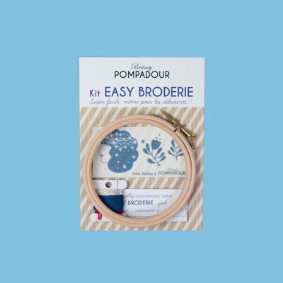 EASY EMBROIDERY Kit - Lisa Junius - Woman with Stars