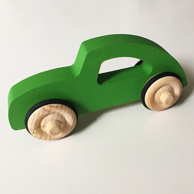 Diane voiture en bois style rétro chic - Vert