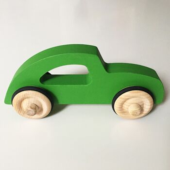 Diane voiture en bois style rétro chic - Vert 3