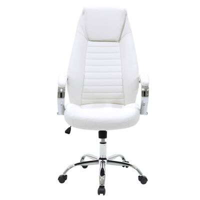 Sonar pakoworld sedia da ufficio manager con PU in colore bianco