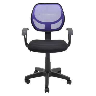 Labor pakoworld office chair Sara fabric mesh black -purple