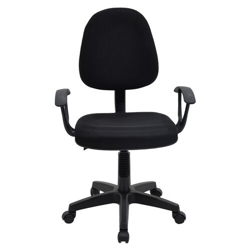 Labor office chair Maria pakoworld fabric mesh black