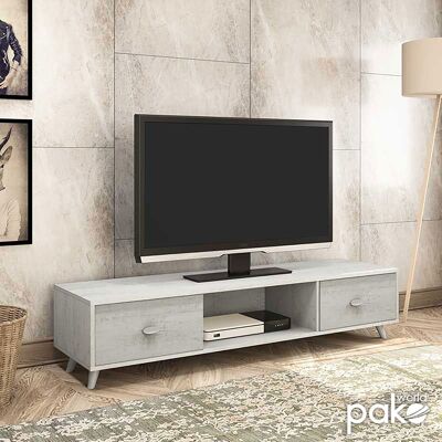 TV FIRENZE pakoworld in der Farbe grau-beige 150,5x41x33cm