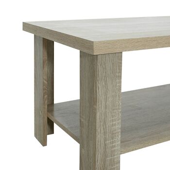 Table basse RIANO pakoworld couleur sonoma 89,5x49,5x42,5cm 2