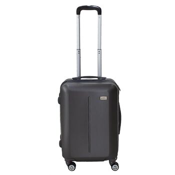 Ligne pakoworld bagage à main avec roulettes ABS dur gris foncé 40x22x55cm 2