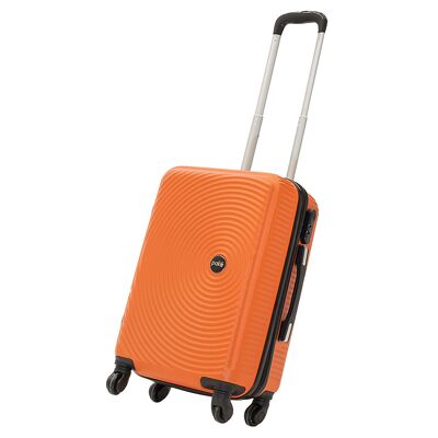 Polar pakoworld Handgepäck mit Rollen hart ABS+PC orange 38x22,5x57cm