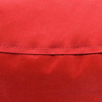 Fauteuil poire Norm pakoworld tissu imperméable rouge 6