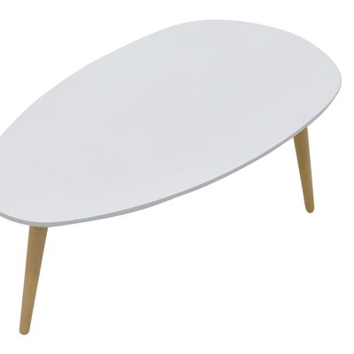 Mesa de centro HAMILTON pakoworld roble blanco 89x48x33cm