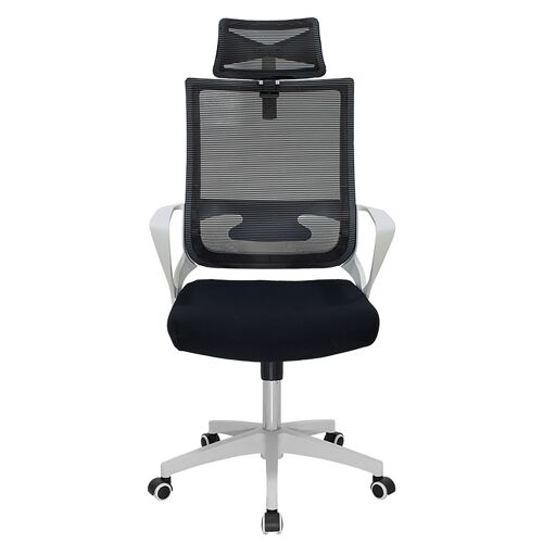 Office chair manager Batman pakoworld mesh black mesh - white frame