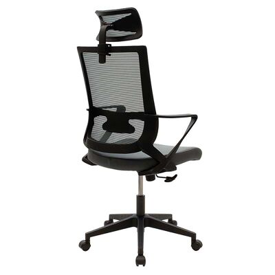 Office chair manager Batman pakoworld mesh dark grey mesh.