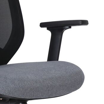 Dalia pakoworld chaise de bureau noir noir 4