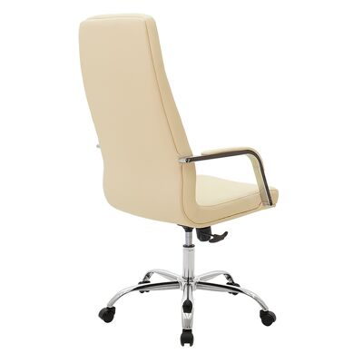 Director Paolo pakoworld pu ivory office chair