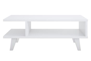 Table basse PWF-0067 pakoworld de couleur blanche 80x45x30cm 2