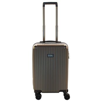 Venezia pakoworld bagage à main avec 4 roues ABS dur argent 36,5x25x57,5cm 2