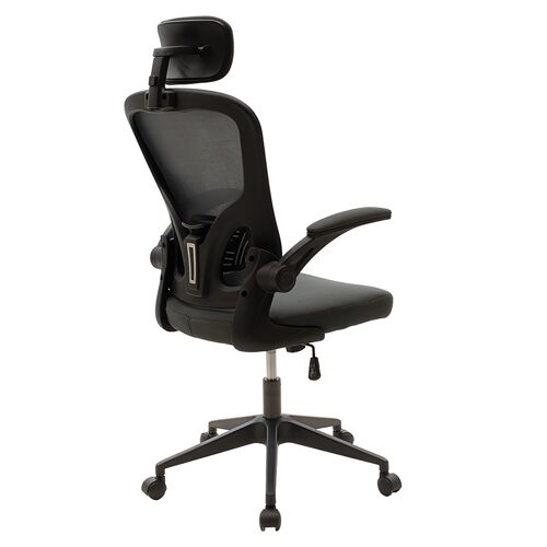 Manager office chair Ergoline pakoworld with fabric mesh in black-grey colour