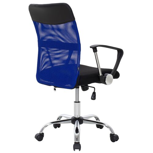 Rina pakoworld office chair fabric mesh black-blue