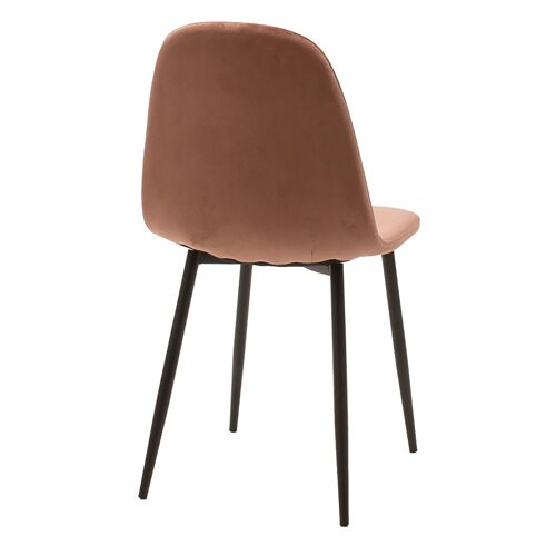 Elsa pakoworld velvet chair rotten apple-legs black