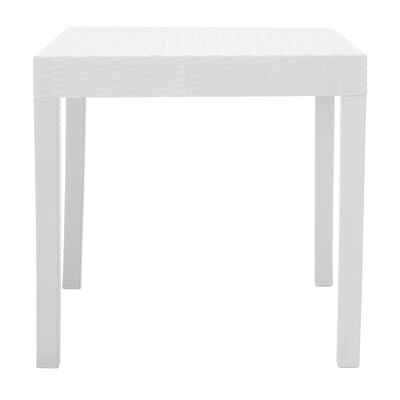 Gabi pakoworld PP table in white color 80x80x77cm