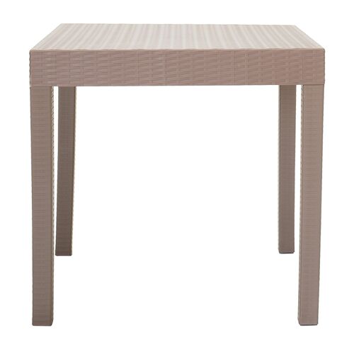 Gabi pakoworld PP table mocha color 80x80x77cm