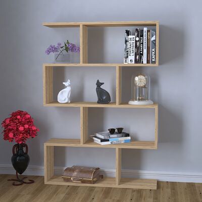 Joan pakoworld bookcase natural 90x22x129cm