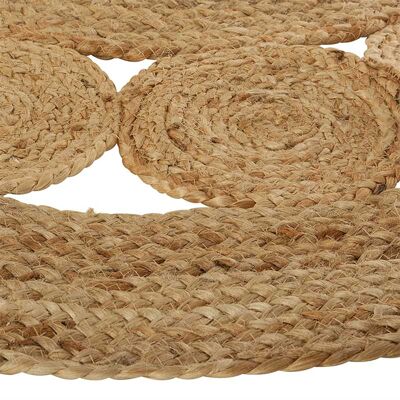 Spitzenteppich pakoworld Jute natur D120x1cm