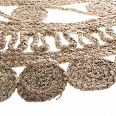 Ritual carpet pakoworld jute natural D120x1cm