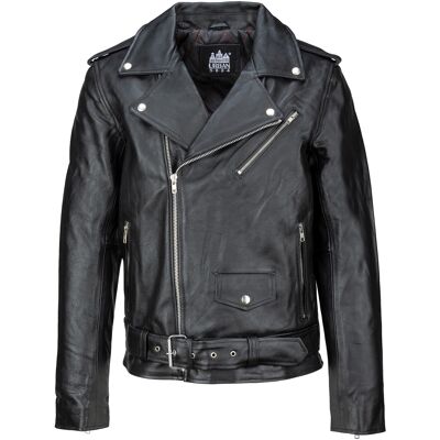 URBAN 5884 Perfecto Gents Cowhide Black