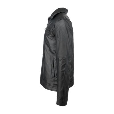 Urban 5884 Calvin Gents Leather jacket lambskin Black