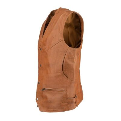 Urban 5884 Billy Gents Gilet Lambskin Cognac