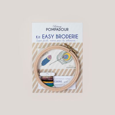 EASY EMBROIDERY Kit - Feathers - fly
