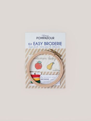 Kit EASY BRODERIE - Pomme-poire vitamines 1