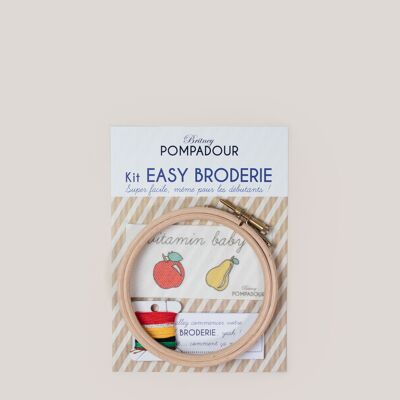 Kit EASY BRODERIE - Pomme-poire vitamines
