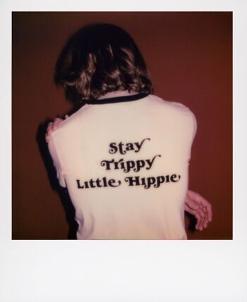 T-SHIRT STAY TRIPPY LITTLE HIPPIE BLANC 4