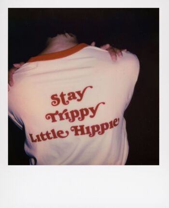 T-SHIRT STAY TRIPPY LITTLE HIPPIE RED RINGER 6