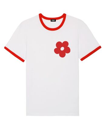 T-SHIRT STAY TRIPPY LITTLE HIPPIE RED RINGER 1