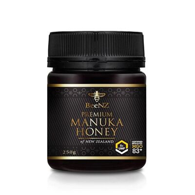 BeeNZ Manuka Honey UMF5 + 83 mg / kg methylglyoxal (MGO) 250g