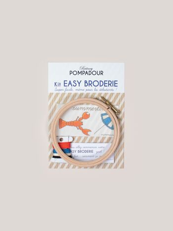 Kit EASY BRODERIE - Homard- summertime 2