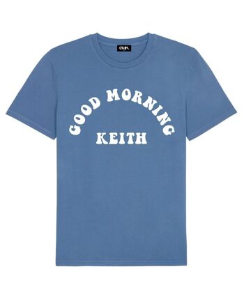 T-SHIRT KEITH VINTAGE BLEU 2