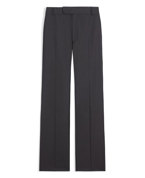 Black tailored flared pant