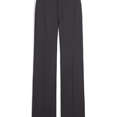 BLACK TAILORED FLARED PANT