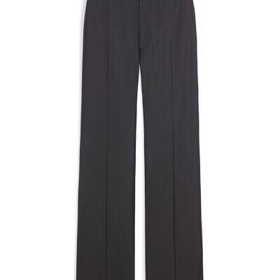 Black tailored flared pant