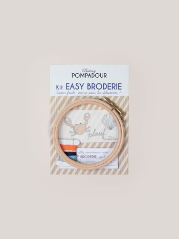 Kit EASY BRODERIE - Plouf Crabe 1
