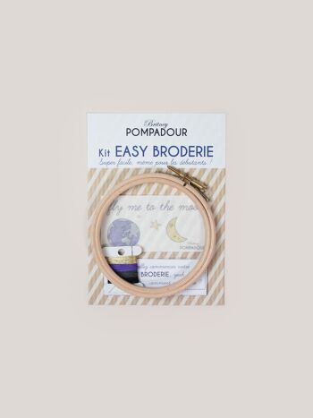 Kit EASY BRODERIE - Fly me to the moon 1