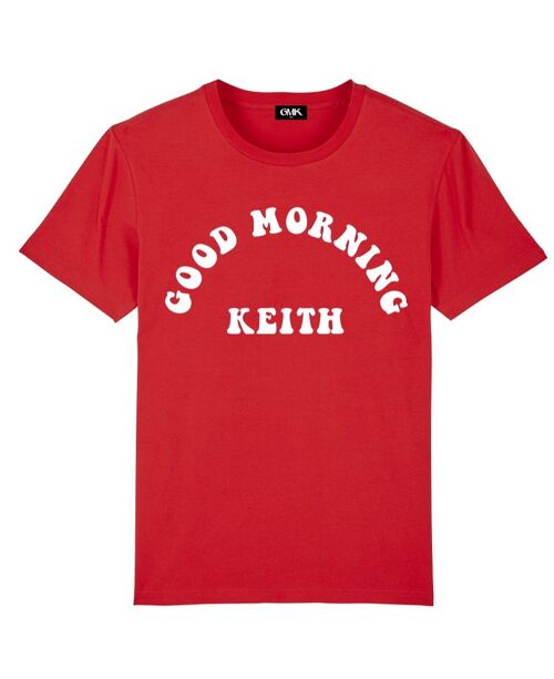 GOOD MORNING KEITH RED TEE - Red